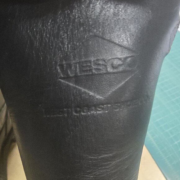 Wesco Men’s Custom Boss Engineer boot size 5.5D. Women’s size 7.